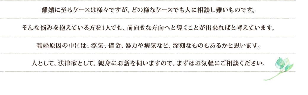 すみれ行政書士事務所　離婚相談